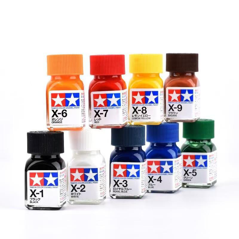 Tamiya Model Paint Set - Краска масляная глянцевая 10 мл (X1-X34)