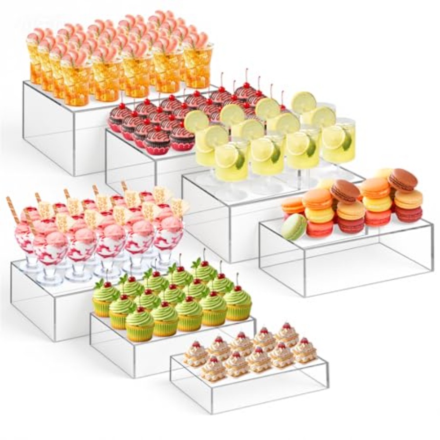 Display Risers Set - Набор подставок для десертного стола: акриловые,