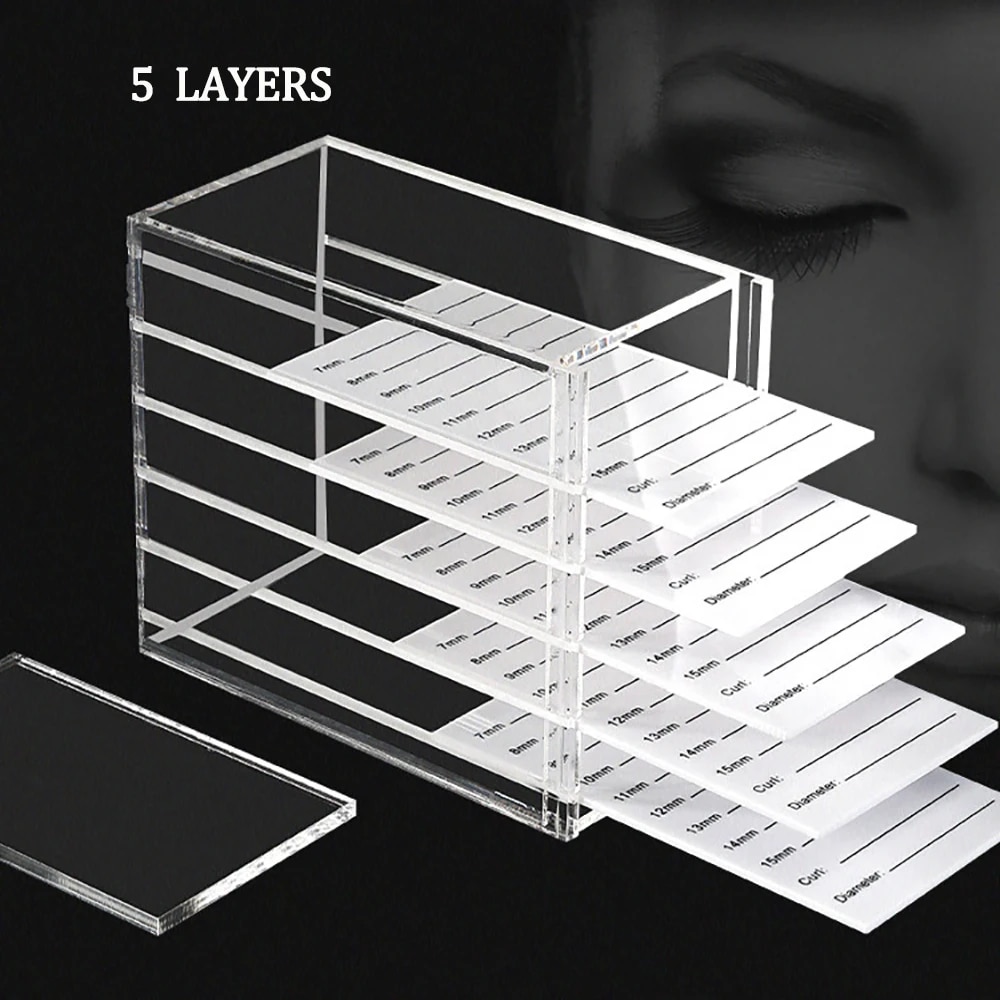 5-слойный ящик для хранения на – обзор и цена Display Case Acrylic