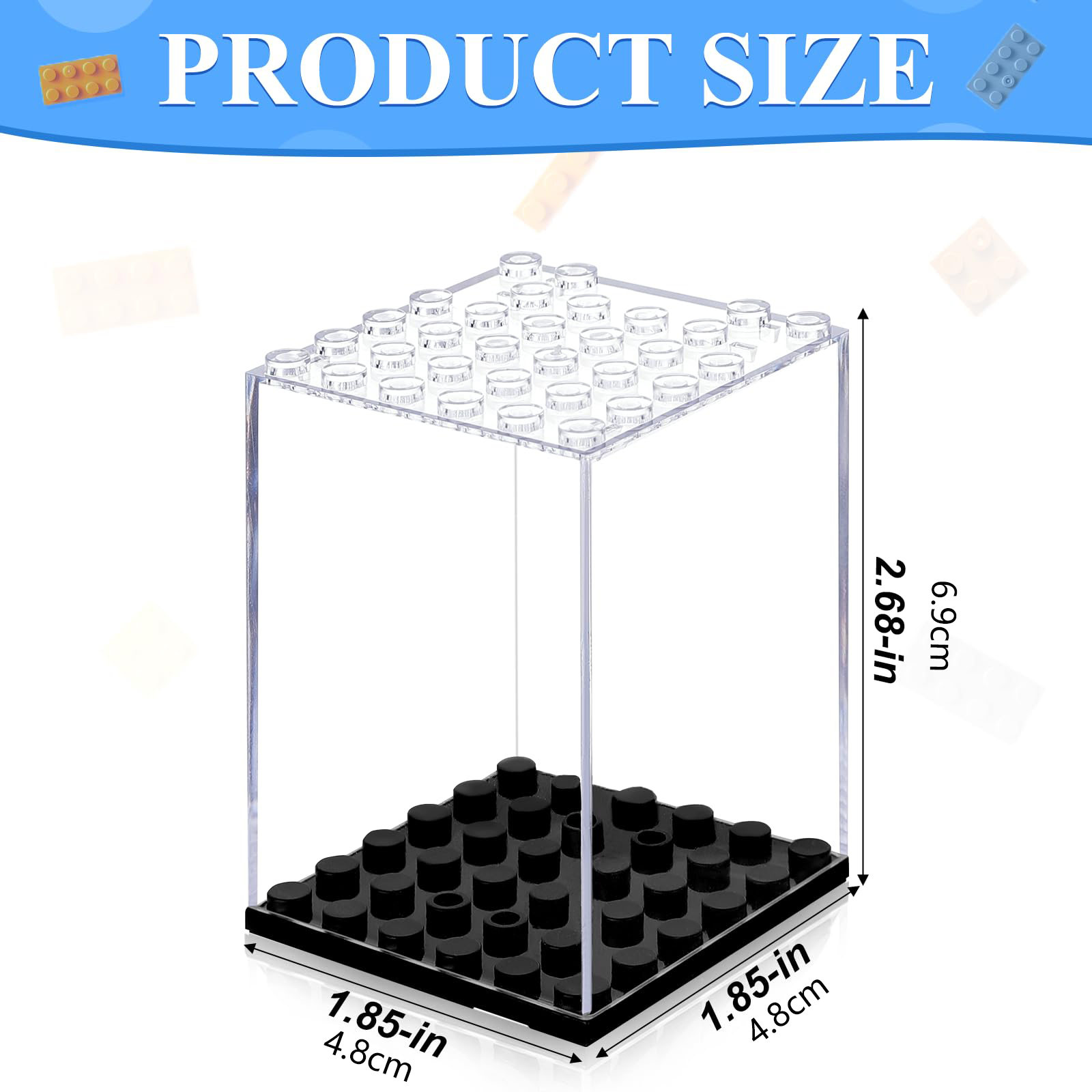 Акриловый строительный блок, в – обзор и цена Lego Minifigure Holder