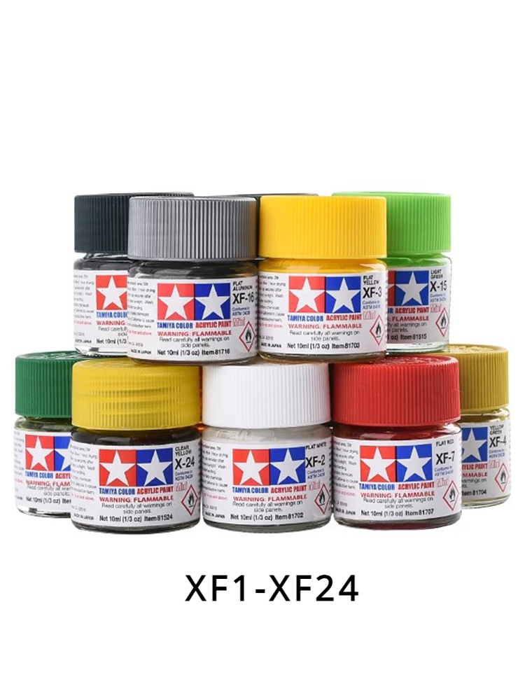 TAMIYA акриловая краска XF1-XF – обзор и цена Tamiya Model Paint Set